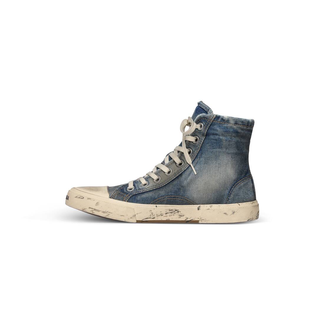 Men’s Paris High Top Sneaker  in Blue - Image 4